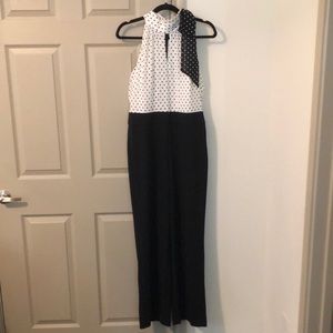 NEW WITH TAG, High Neck Polka Dot Jumpsuit